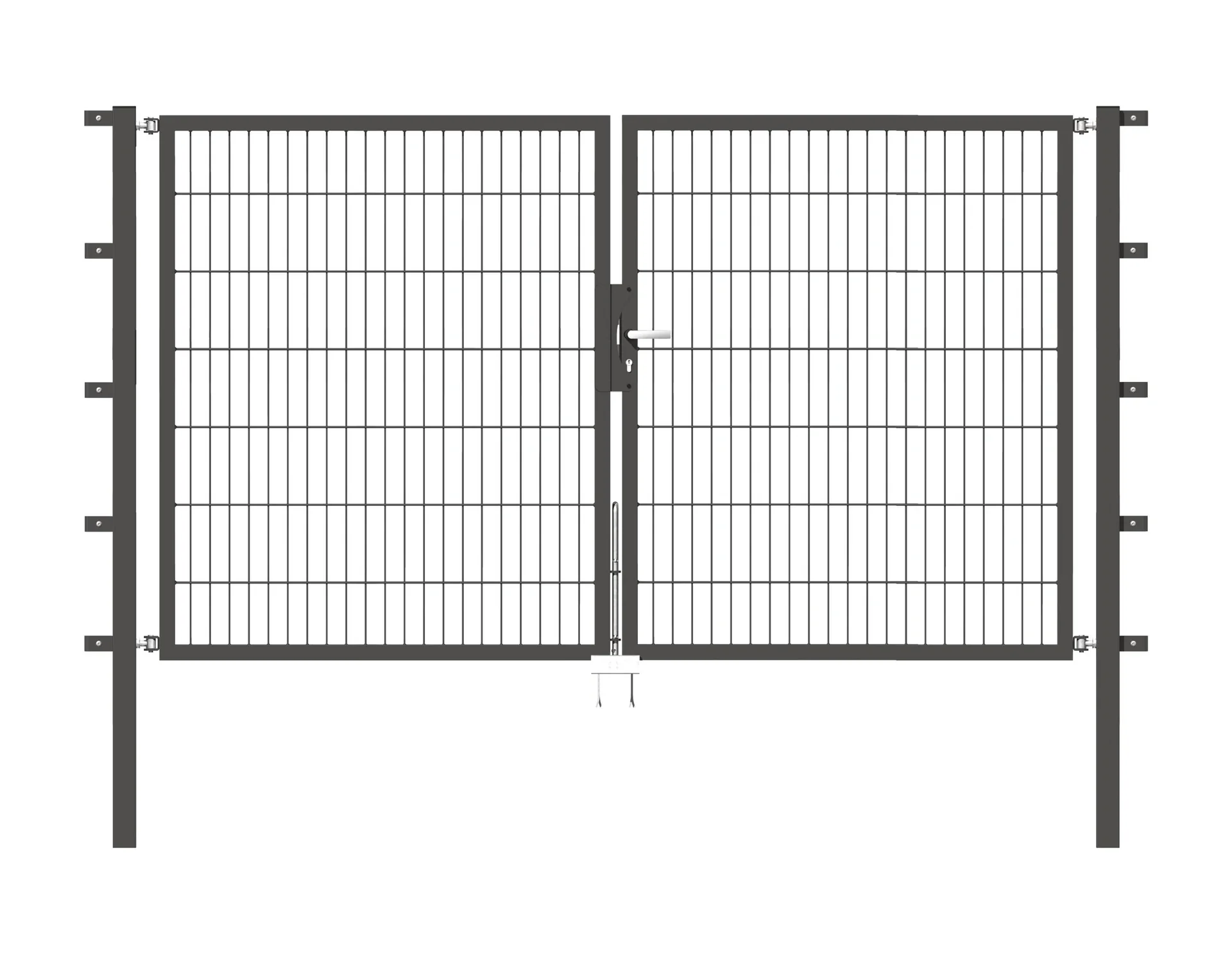 Doppeltor Flexo mit Zubehör, anthrazit, Breite 250 cm, Höhe 140 cm, PF: 60x60 cm - 3