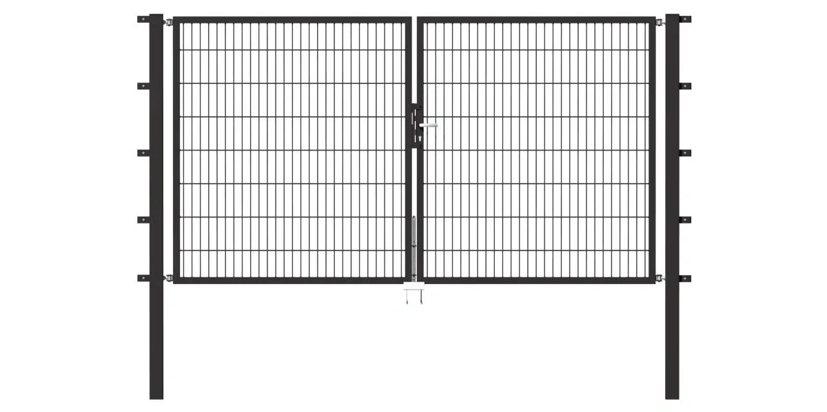 Doppeltor Flexo mit Zubehör, anthrazit, Breite 250 cm, Höhe 160 cm, PF: 60x60 cm - 3