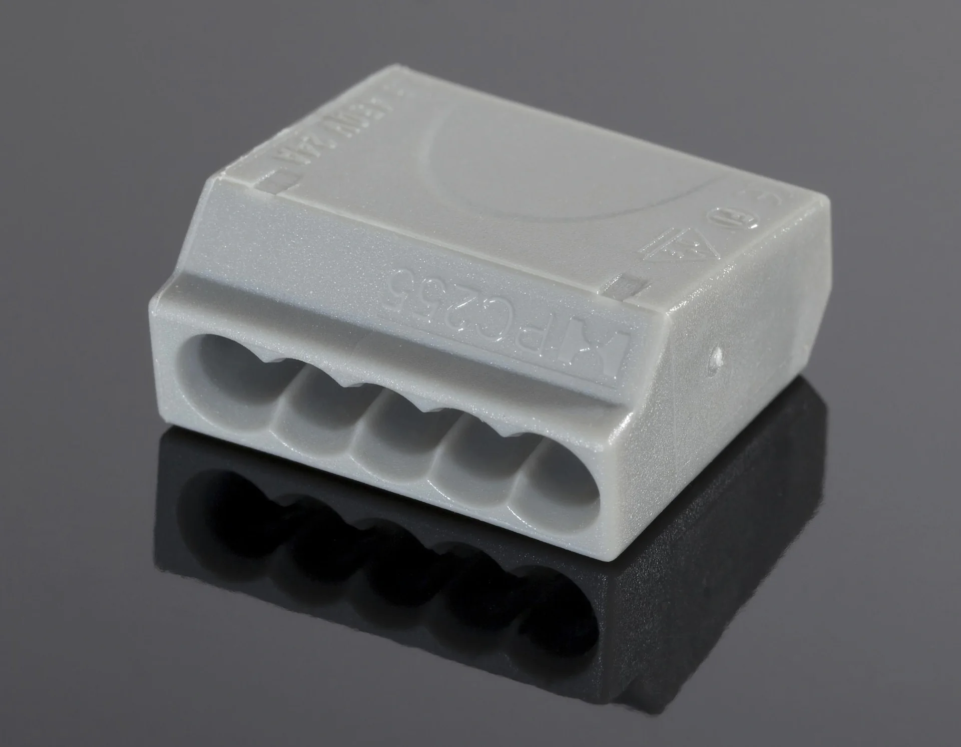 Stecklemmen, 100 Stk, 5 x 1,0 - 2,5 mm², grau - 3