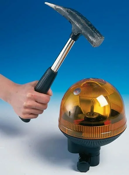 Rundumkennleuchte - Sockel flexibel, schlagfestes Gehäuse - 3