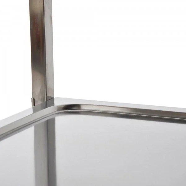 Servierwagen Küchenwagen 3 Ablage Silber - 7