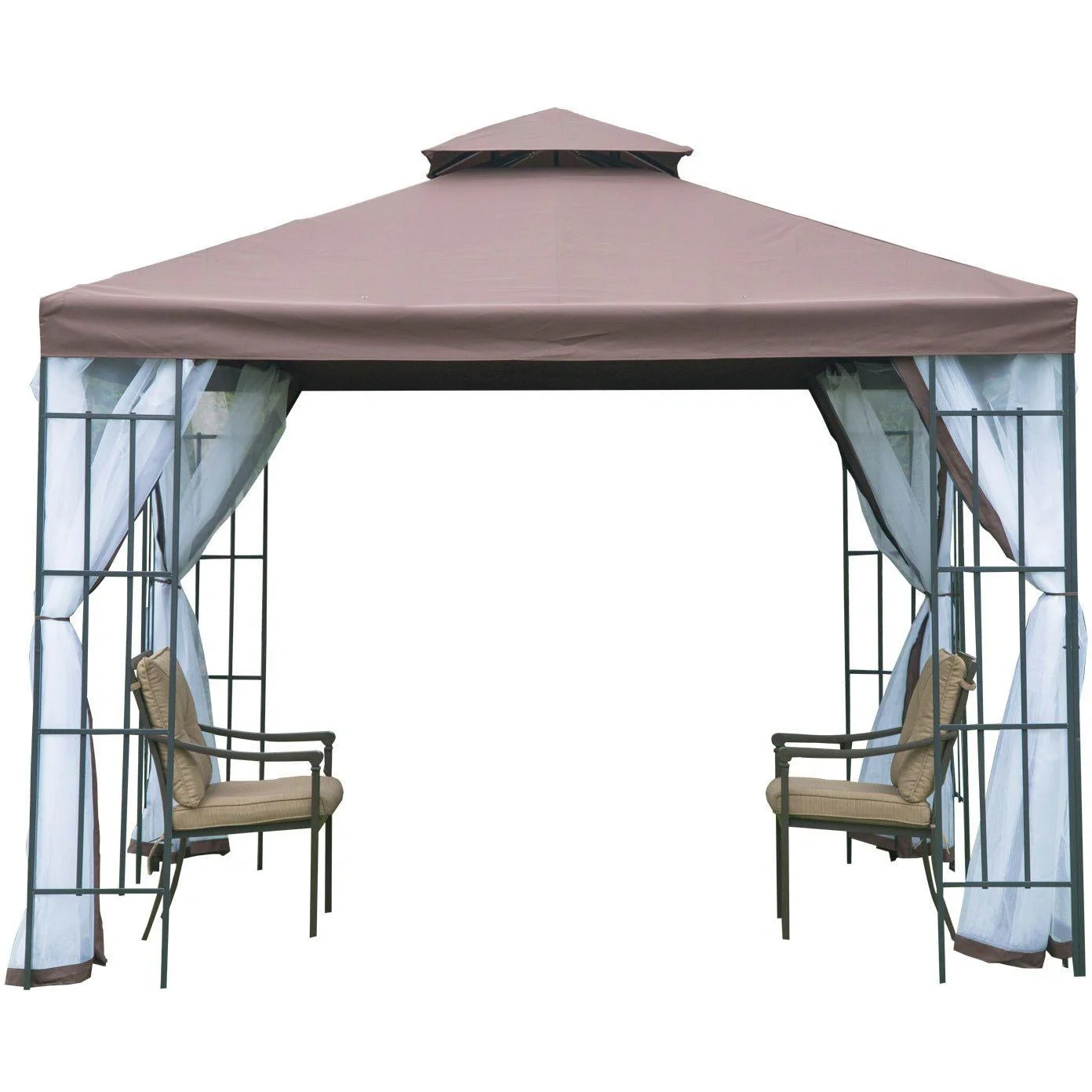 Gartenpavillon mit Doppeldach - 1