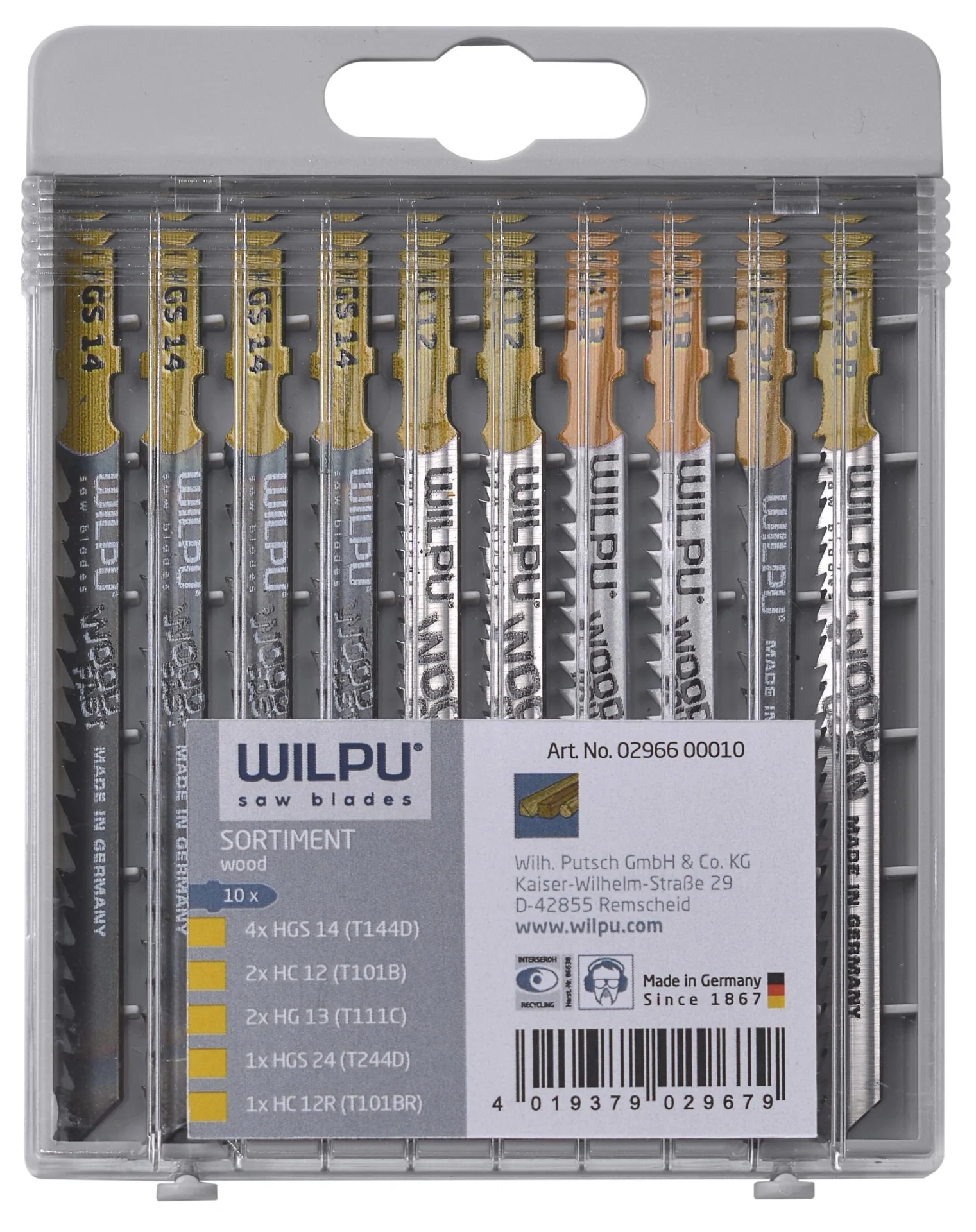 Stichsägeblatt Set 10-teilig für Holz und Kunststoff - 1