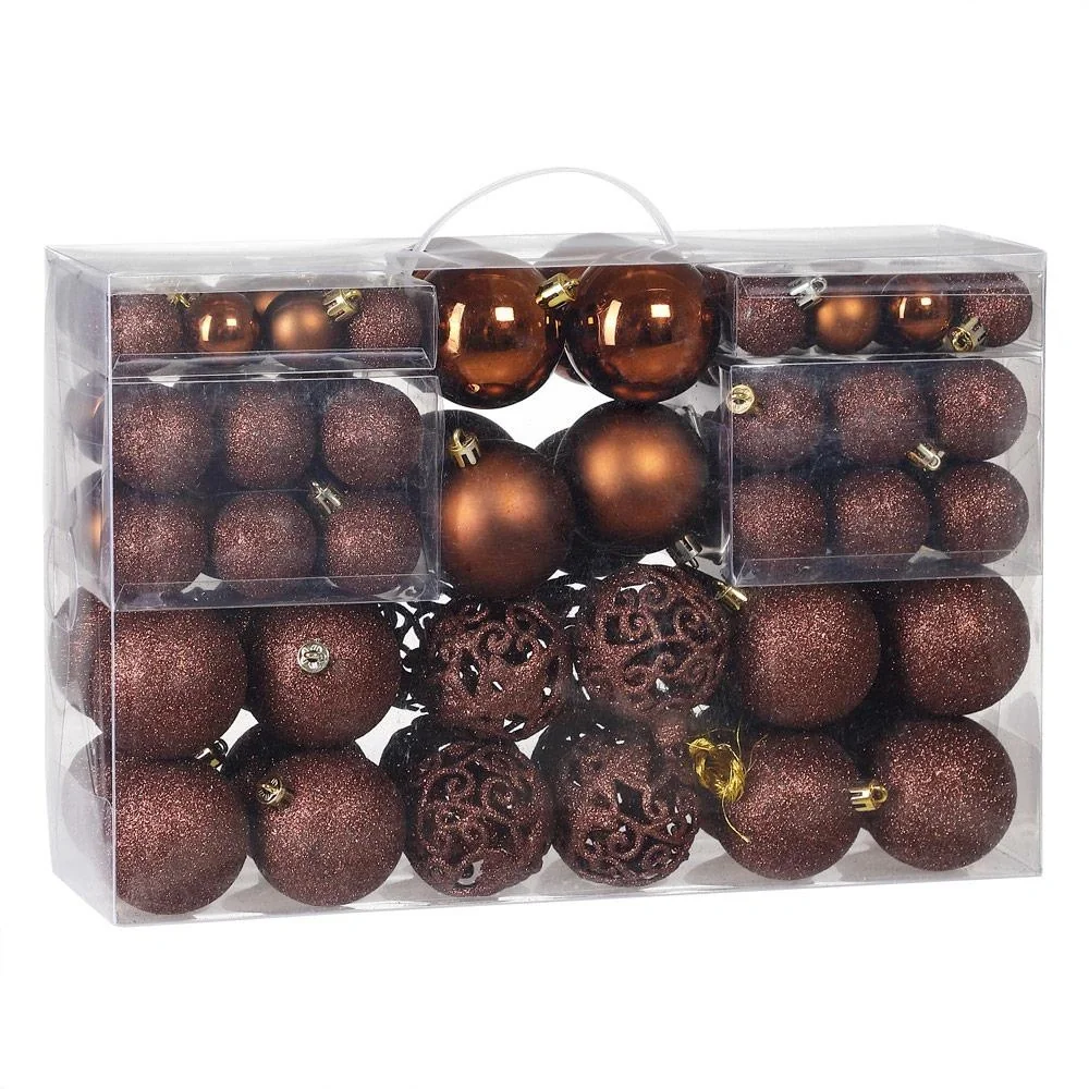 Weihnachtskugeln - Christbaumschmuck - Bronze 100 Stück. - 7