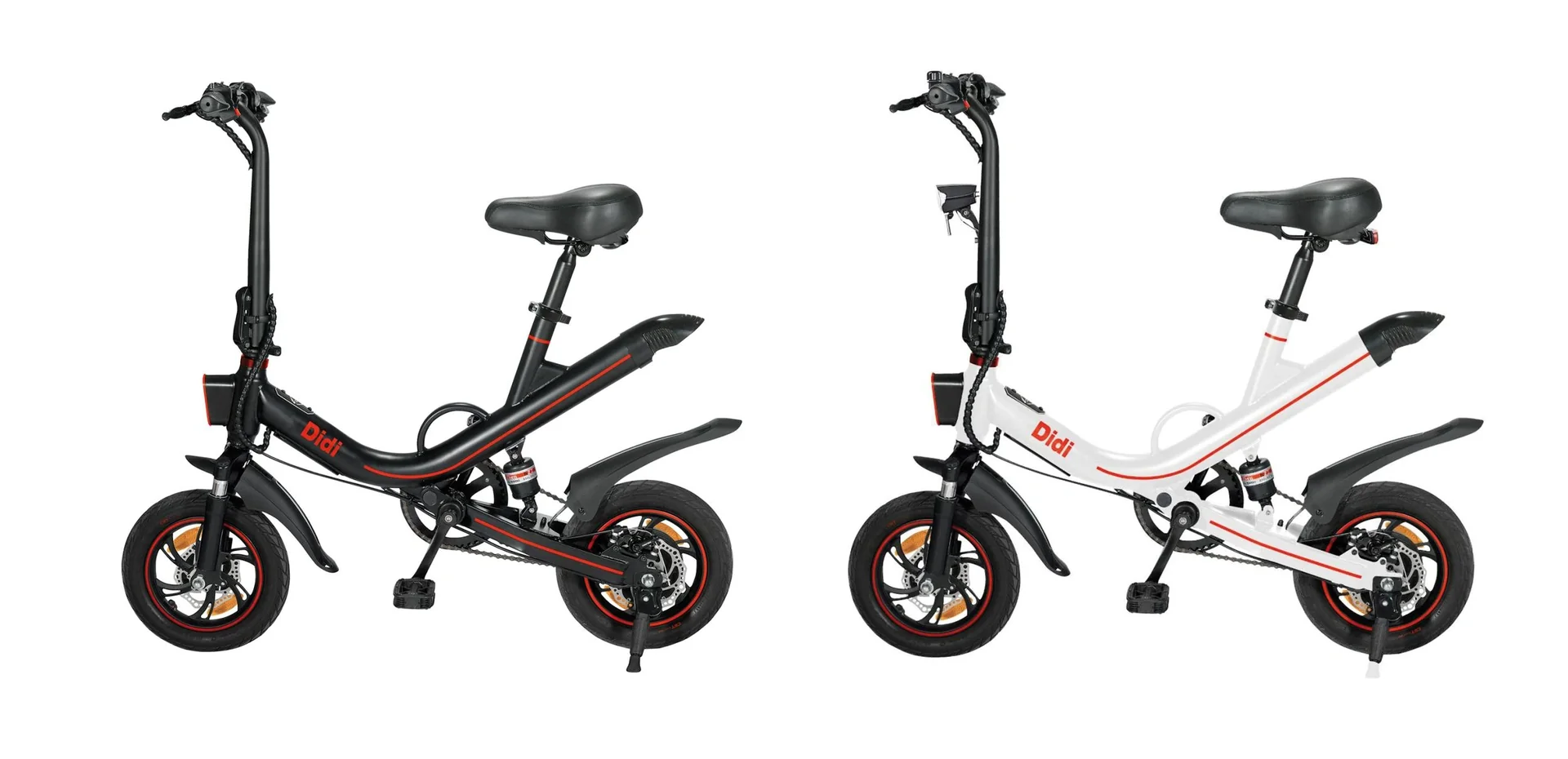 Unisex Mini-Faltrad, 12 Zoll, Automatikschaltung, schwarz, "City" - 2