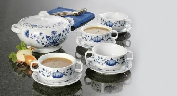 Suppenterrine 2 l im Zwiebelmuster - 3