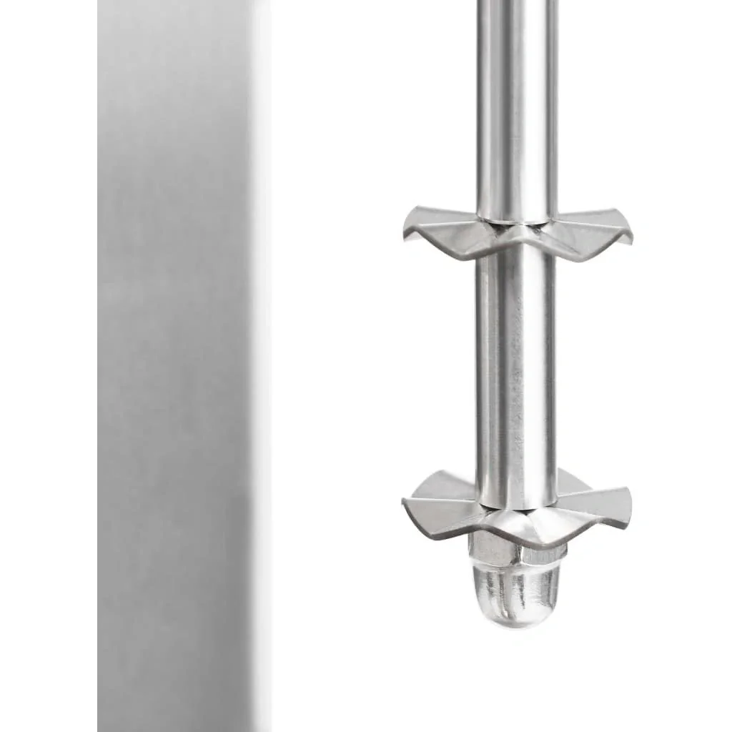 Milchshake-Mixer mit Doppelbechern aus Edelstahl 2 L - 3