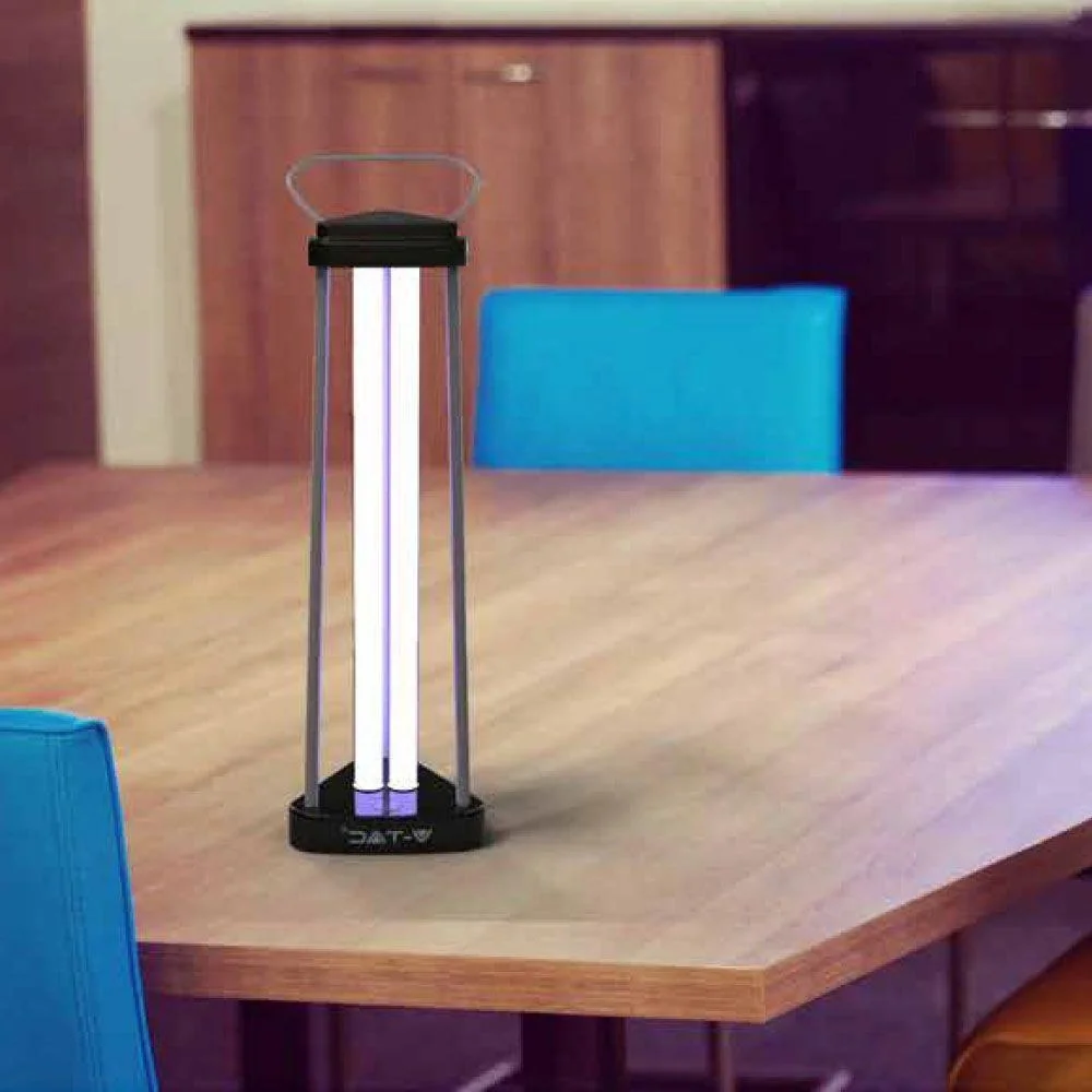 VT-3238 UVC-Lampe mit Ozon - Desinfizierend - Tötet 99,9% Bakterien und Viren - Ultraviolette C-Strahlung - 60 m² - 38W - 9