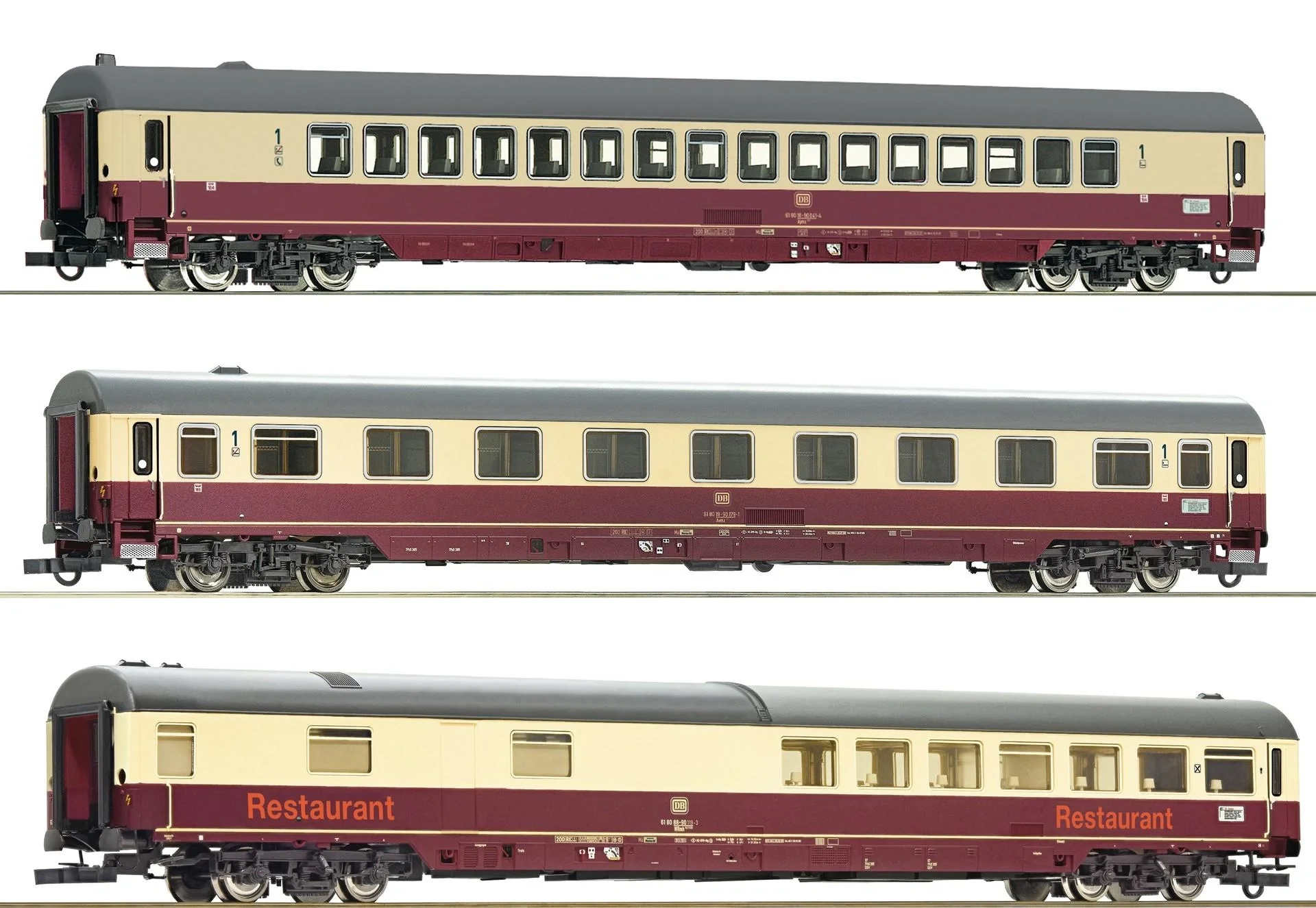 Wagenset 1, 3-teilig: EC 24  Erasmus , DB - 1
