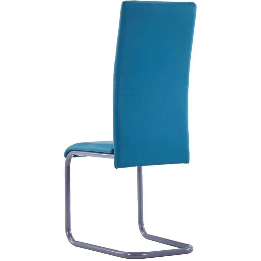 Esszimmerstühle 2-Sitzer Kunstleder blau - 6