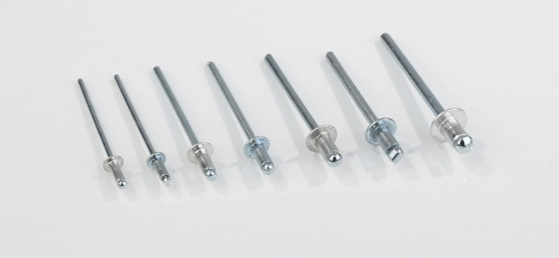 Nieten Sortiment, 1000 Teile, in verschiedenen Größen, Aluminium und Stahl-Nieten - 3