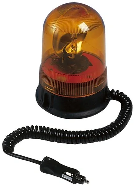 Rundumkennleuchte, 12 V, 55 W mit Magnet- und Saugfuß - 1