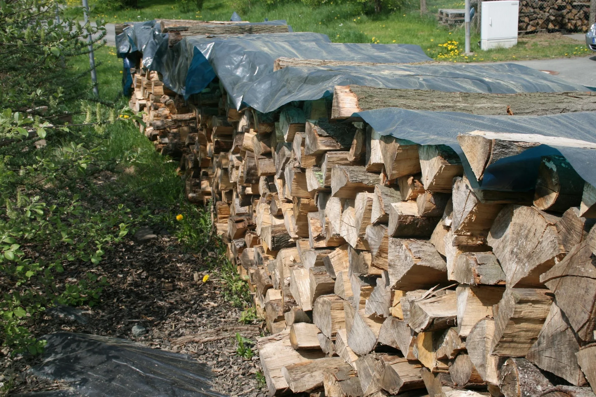 Holzabdeckplane 150g, 150 x 1200 cm - 2