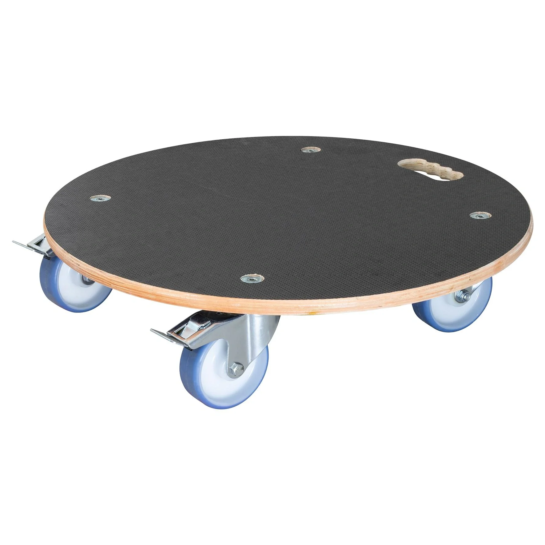 Multi Roller MR 1168, Ø 58 x 14,5 cm, softe Rollen Ø 100 mm, Rollenlager, 2 Bremsen, Platte FSC®, Tragkraft 300 kg - 6