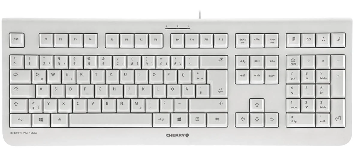 Kabelgebundene Tastatur KC 1000 grau - 3