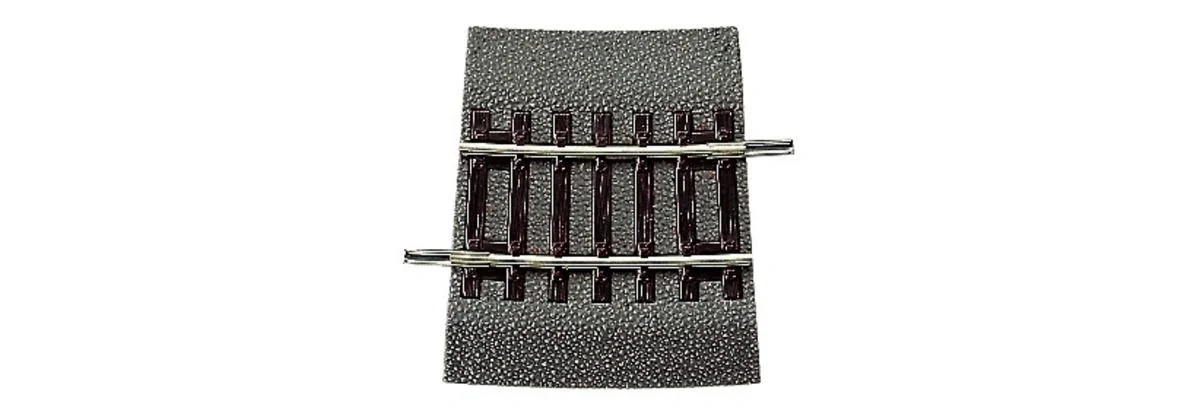 6 Stück Gebogenes Gleis R2¼ mit Bettung, Radius 358 mm, Bogenwinkel 7,5° - 1