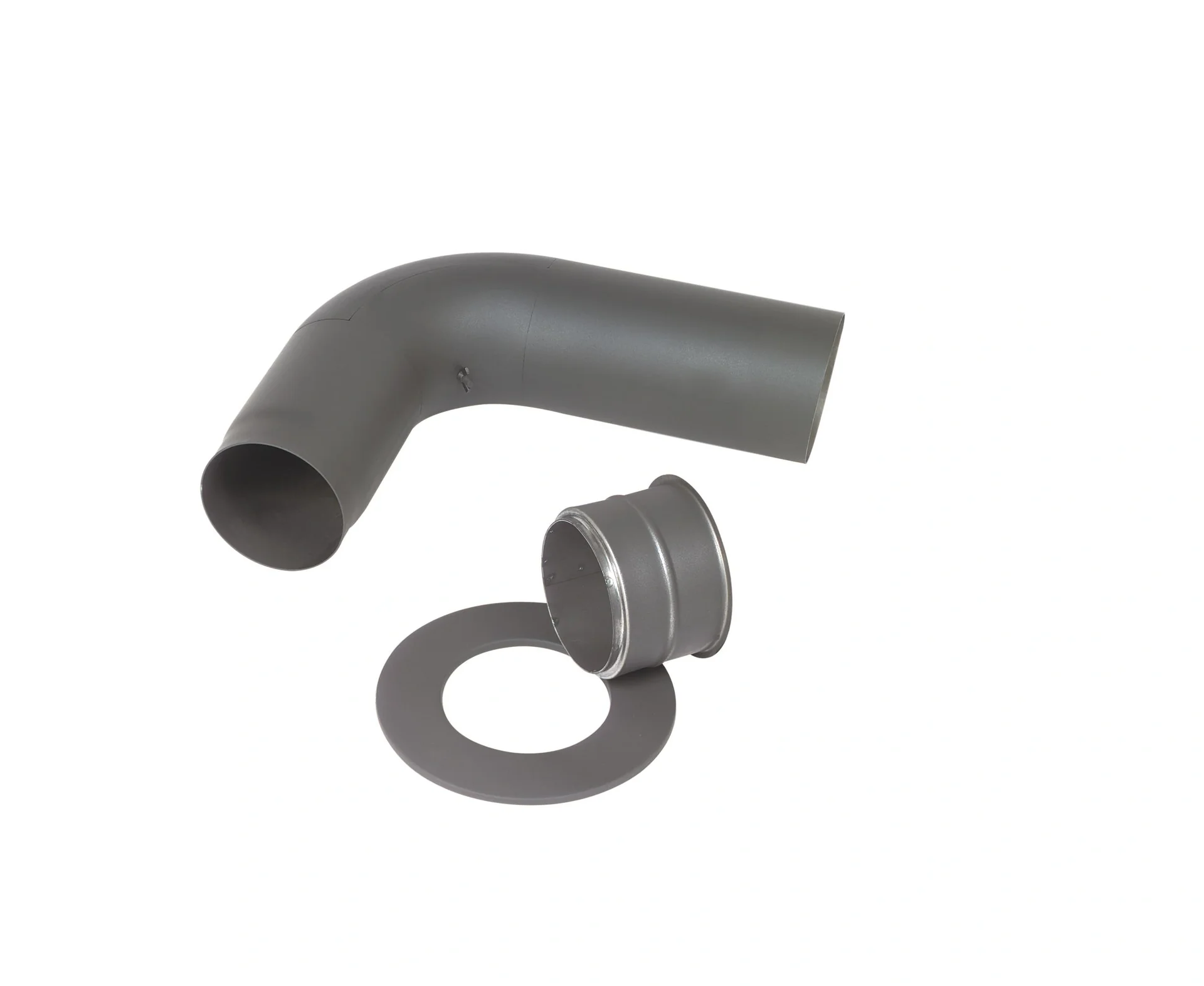 Kaminrohr-Anschluss Set 150 mm Fullform titan - 2