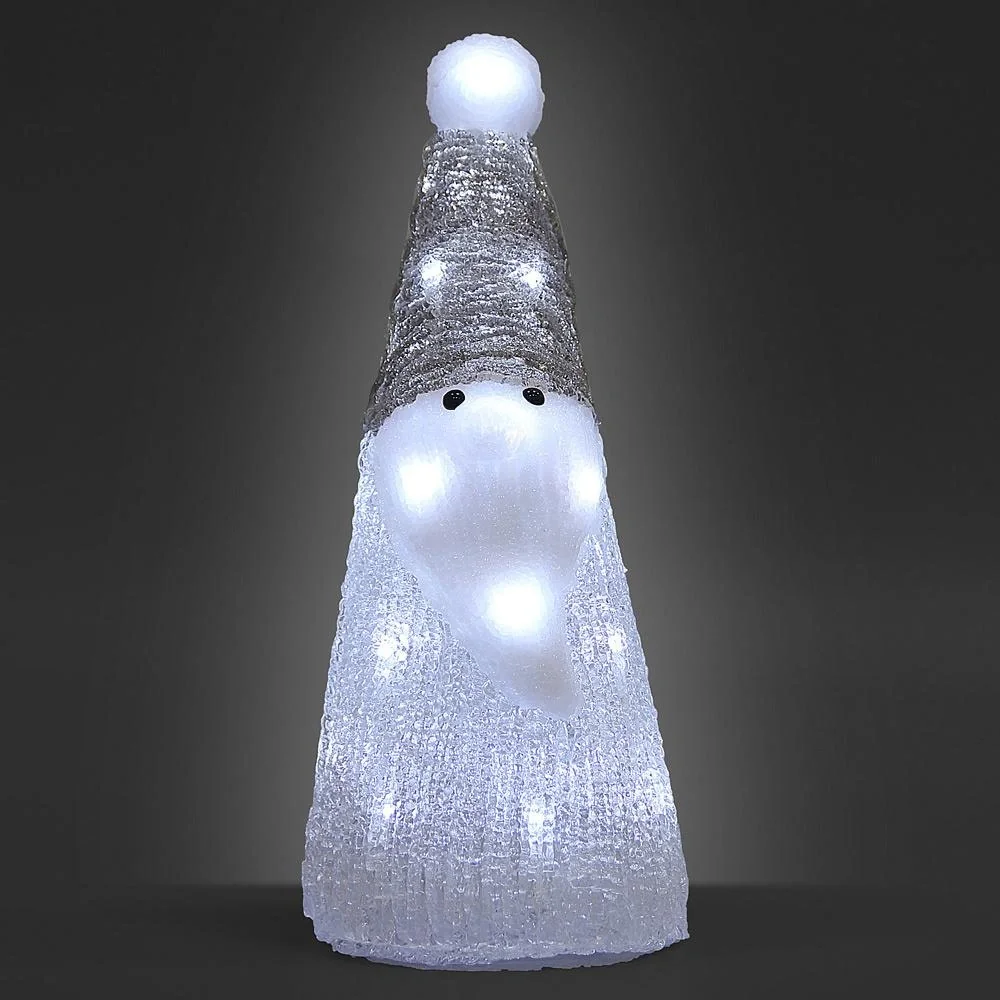 LED-Acryl-Weihnachtsmann Weiß - 1