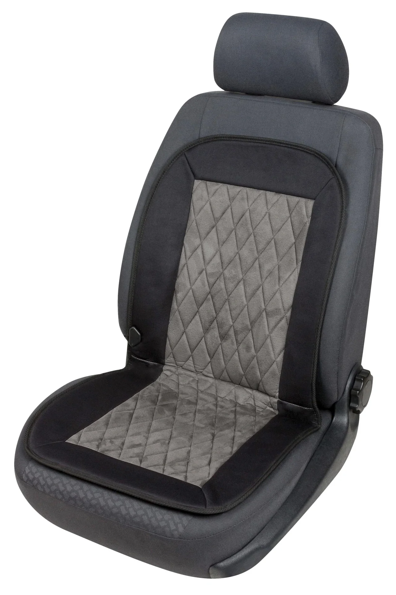 Sitzheizung Heizkissen Carbon Elegance schwarz grau - 4
