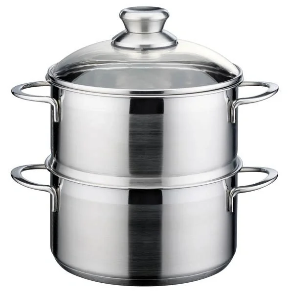 Kartoffel- und Gemüsedämpfer aus Edestahl, 20 cm - 1