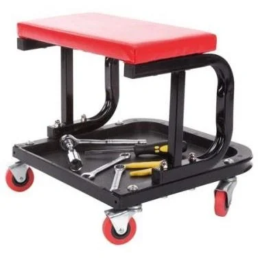 Werkstatthocker mit Werkzeugablage - 150kg - 38x36x36 cm - 2