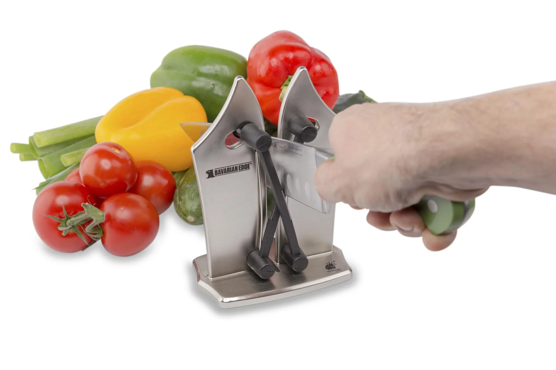 Messerschärfer "Bavarian Edge", Silberfarben - 10