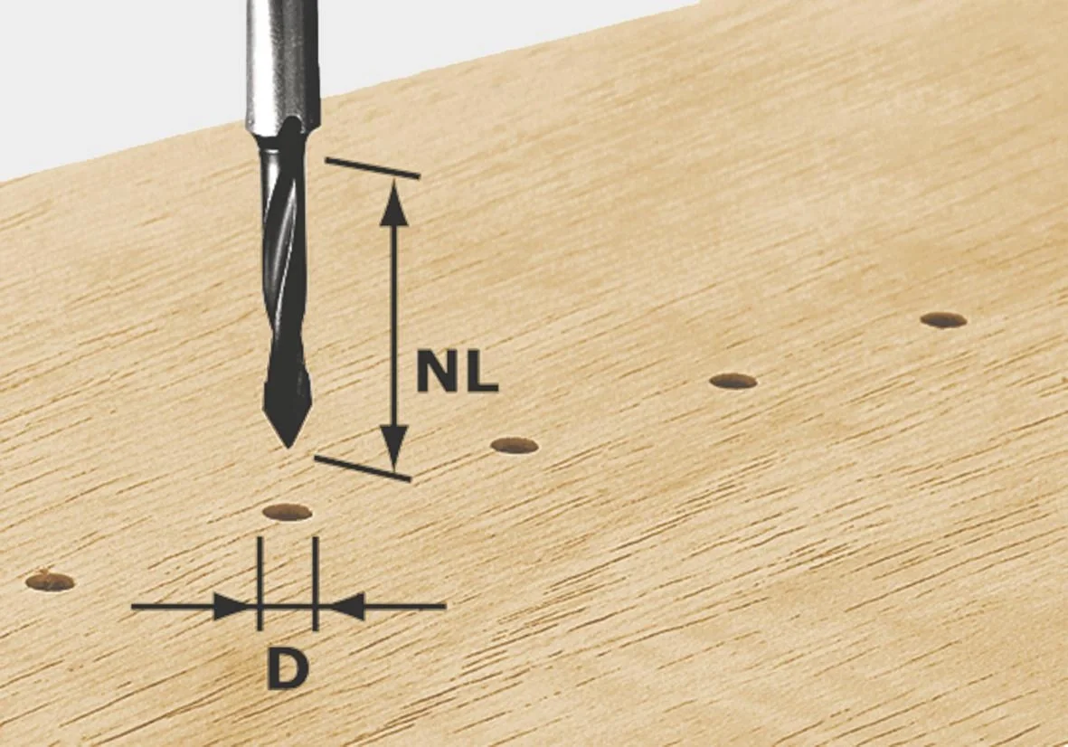 Durchgangsbohrer HW D5 / 30 - 2