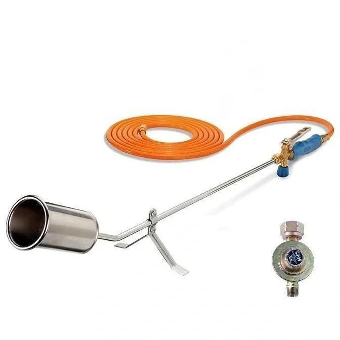 GV900 Unkrautbrenner mit freiem Druckregler. Gasbrenner 1600°C - 4