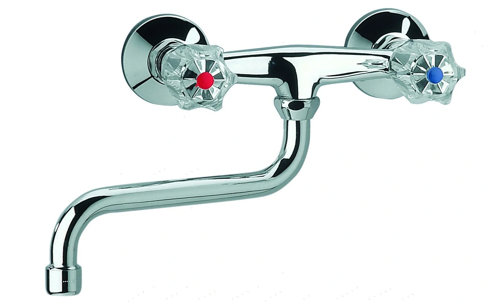 Spültischarmatur Olando für Wandanschluss, chrom - 1