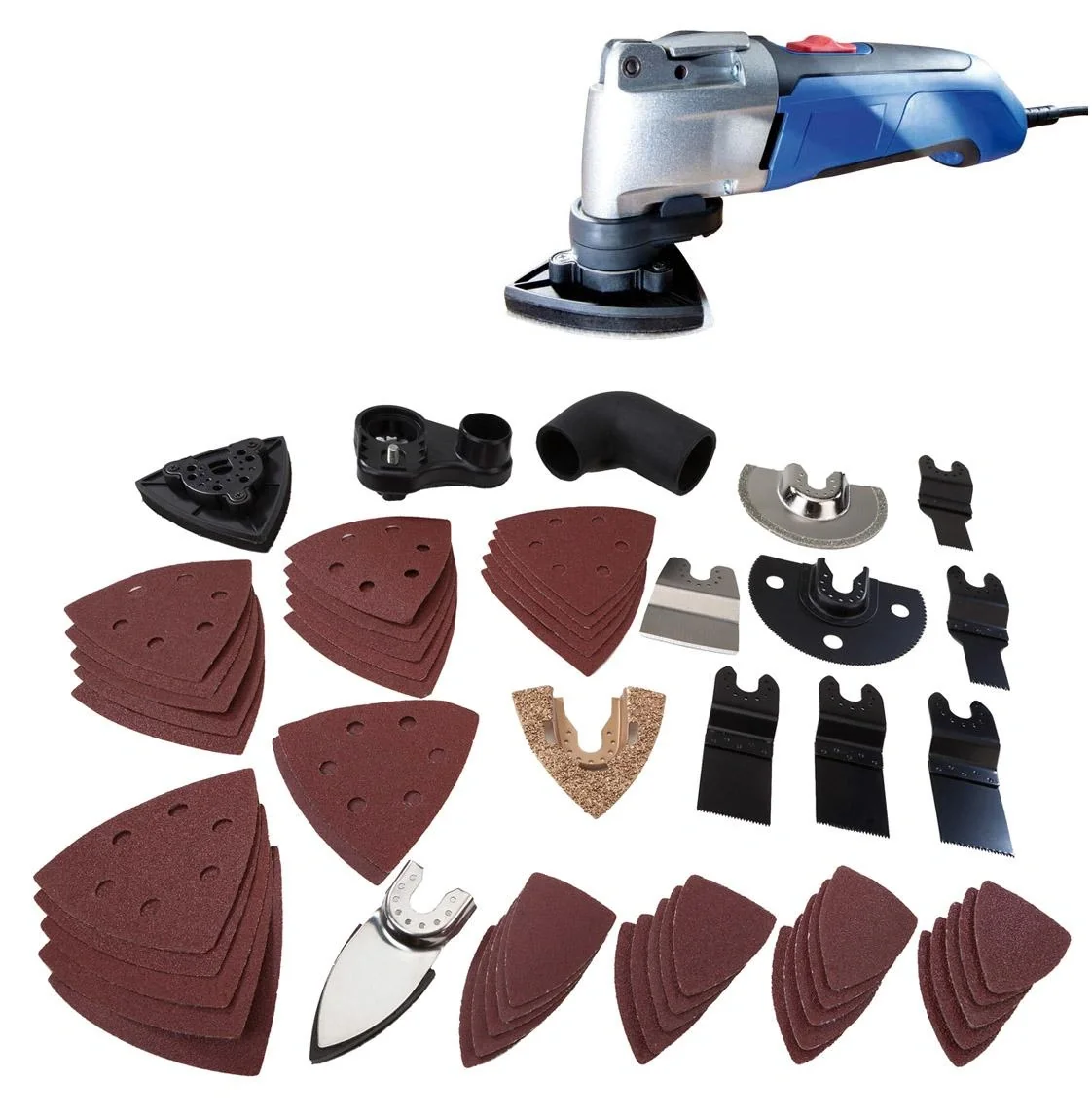 Multifunktionswerkzeug 300 W "Renomaster Pro" 57-teiligem Zubehör Set - 11