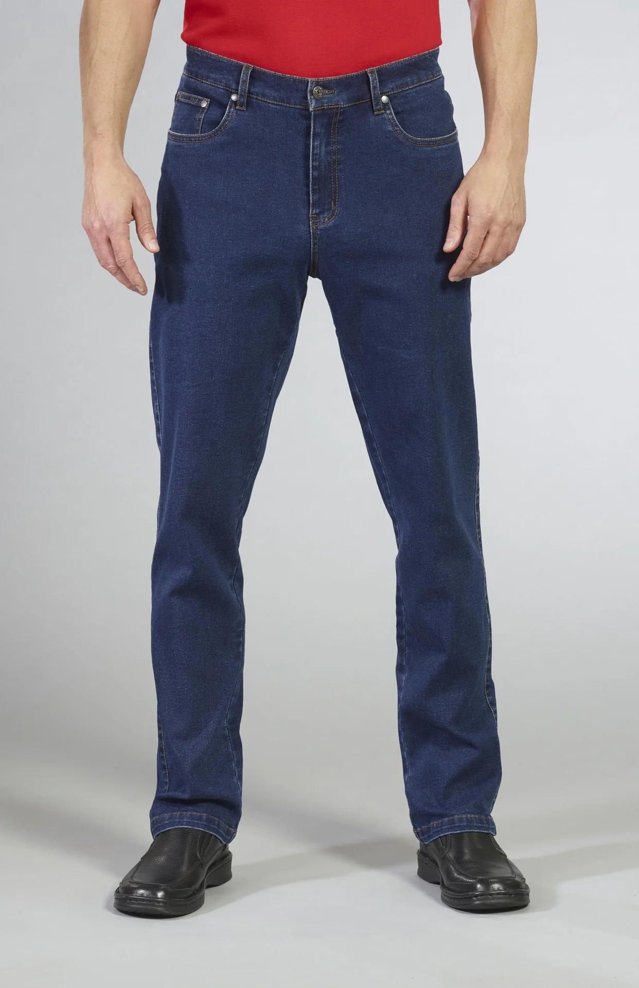 5 Pocket Jeans, Farbe Indigo , Gr.48 - 12