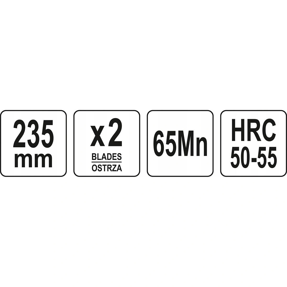 Hobelmaschine mit 2 Messern - 235mm - 4