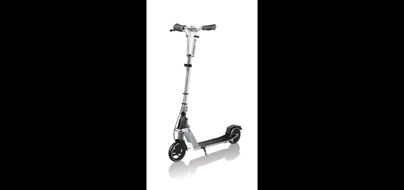 ONE K 165 DELUXE Tretroller, 165 mm, ABEC 7, höhenverstellbar, Handbremse, Klappmechanismus, silber - 10