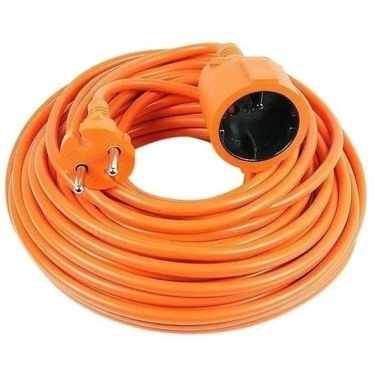 Vekto Verlängerungsschnur 10 Meter Längskabel orange 2500 Watt - 3