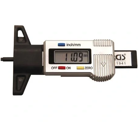 Digtaler-Reifenprofil Messschieber, 0 - 28mm - 2