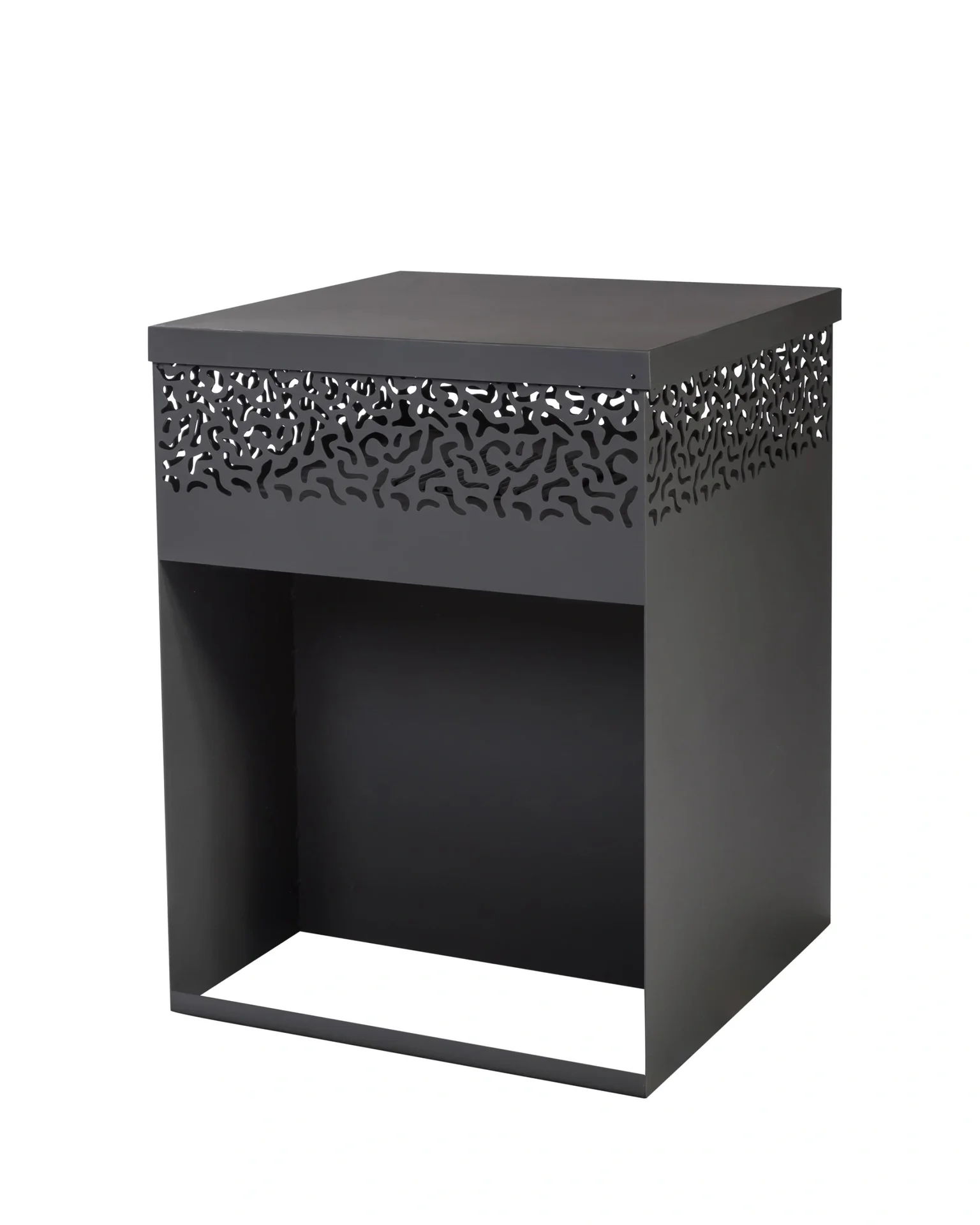 Grill CUBE 1000 schwarz mit Grillrost Ø38, Schwenkarm und Metallabdeckung - 7