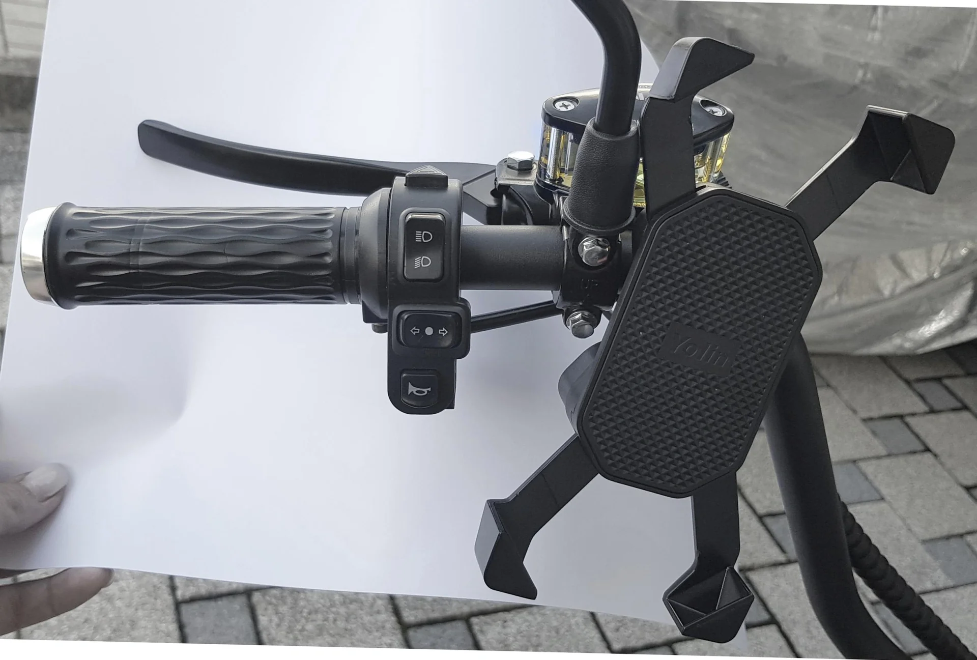 Elektro-Roller La Spezia Plus, 45 km/h, 2000 Watt, 60V/30 Ah Lithium-Ionen Akku, schwarz - 11