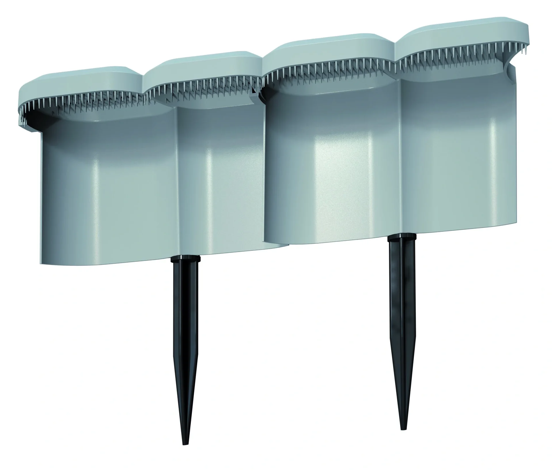 Beeteinfassung SNAIL, steingrau - 4