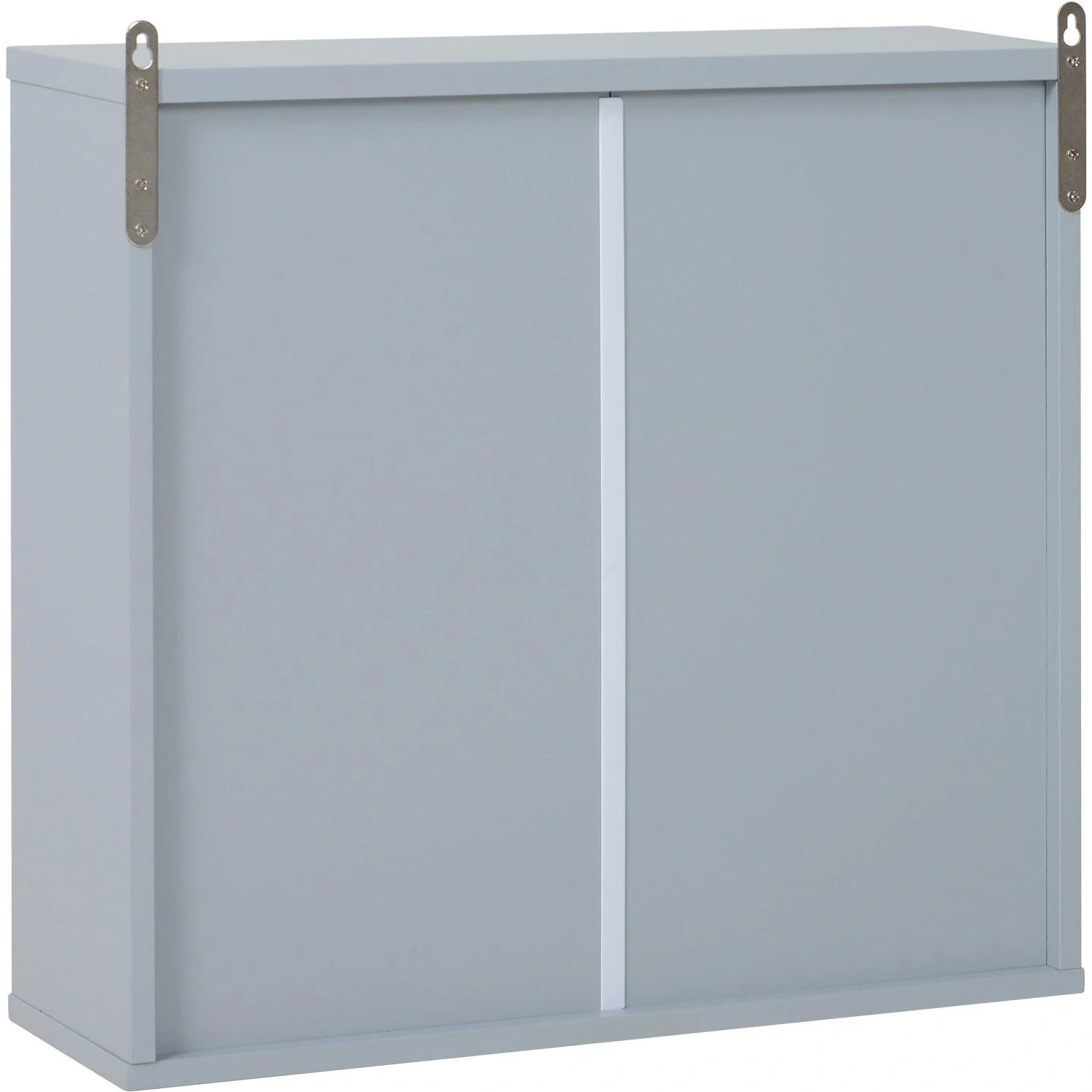 Badschrank Hängeschrank Badmöbel Wandschrank Spiegelschrank Holz Grau 48 x 14,5 x 45 cm - 7