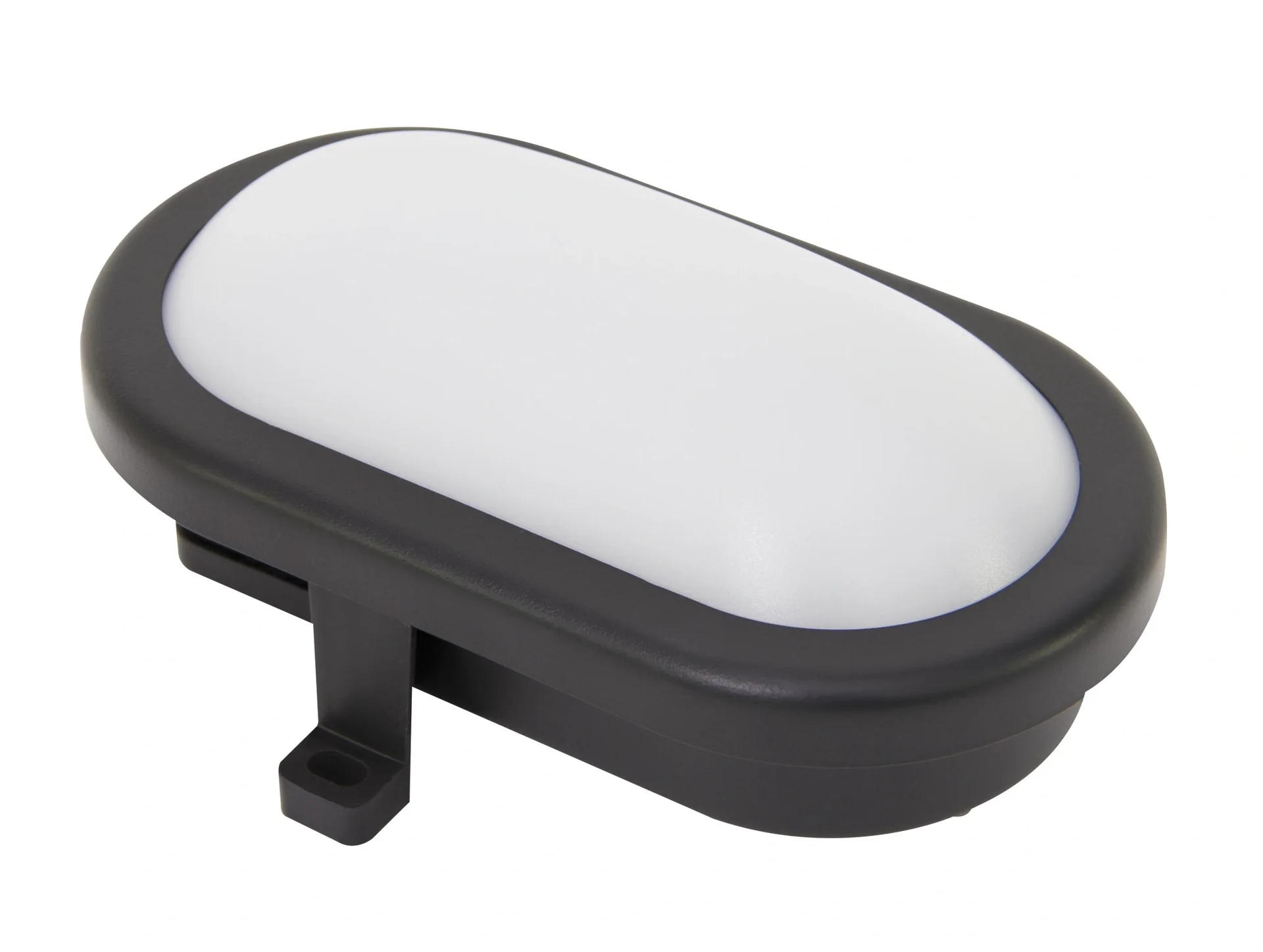 LED Ovalarmatur - Farbe: schwarz - 2