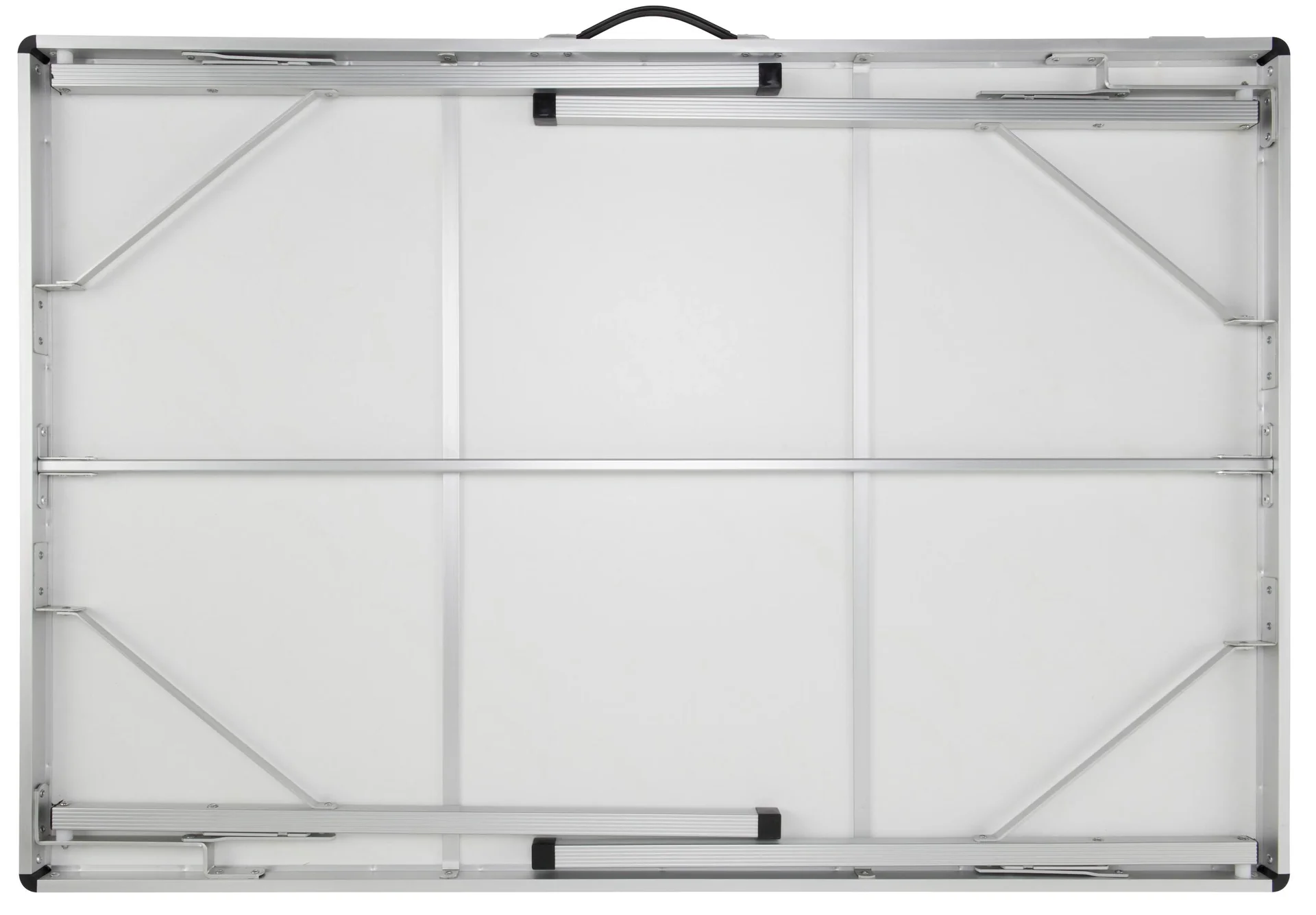 Campingtisch mit antimikrobieller Tischplatte, stabilem Rahmen, faltbaren Beinen und Tragegriff, 120 x 80 x 70 cm - 3