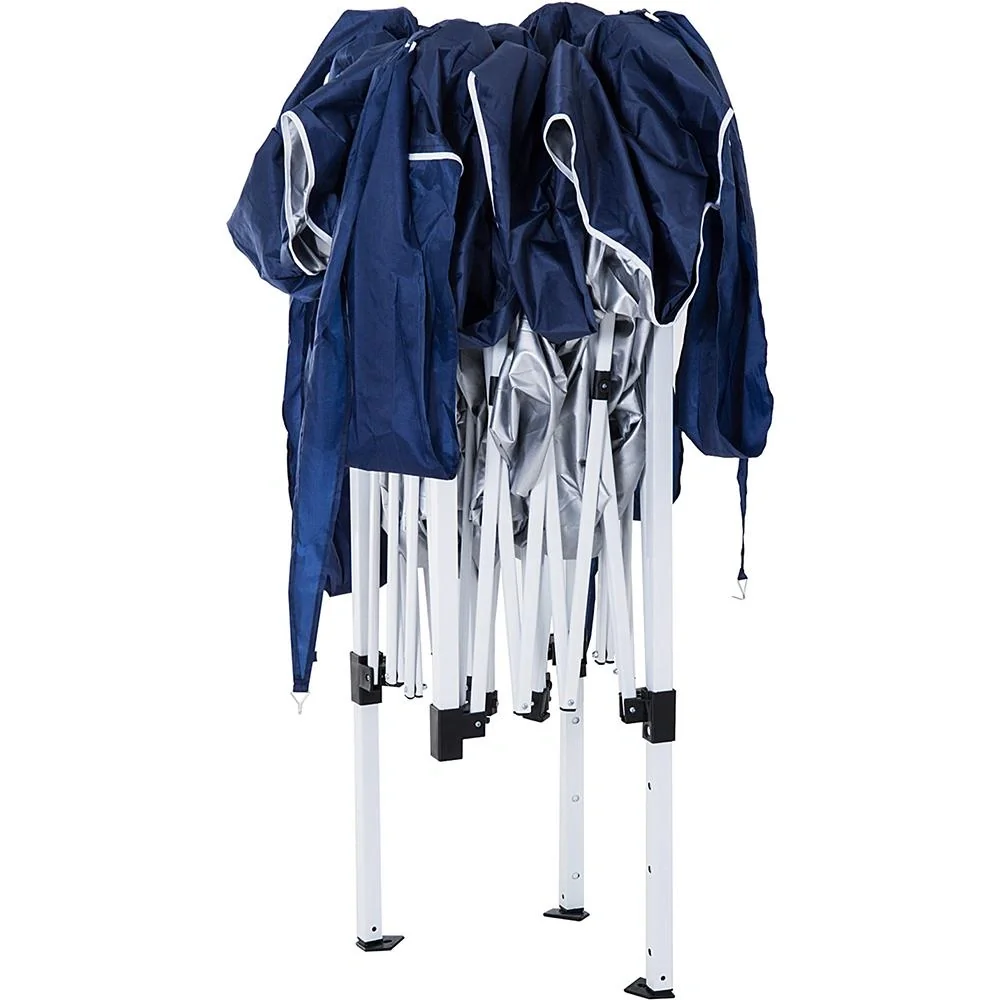 Faltpavillon mit Tragetasche Oxford Blau 3 x 3 x 2,4m - 10