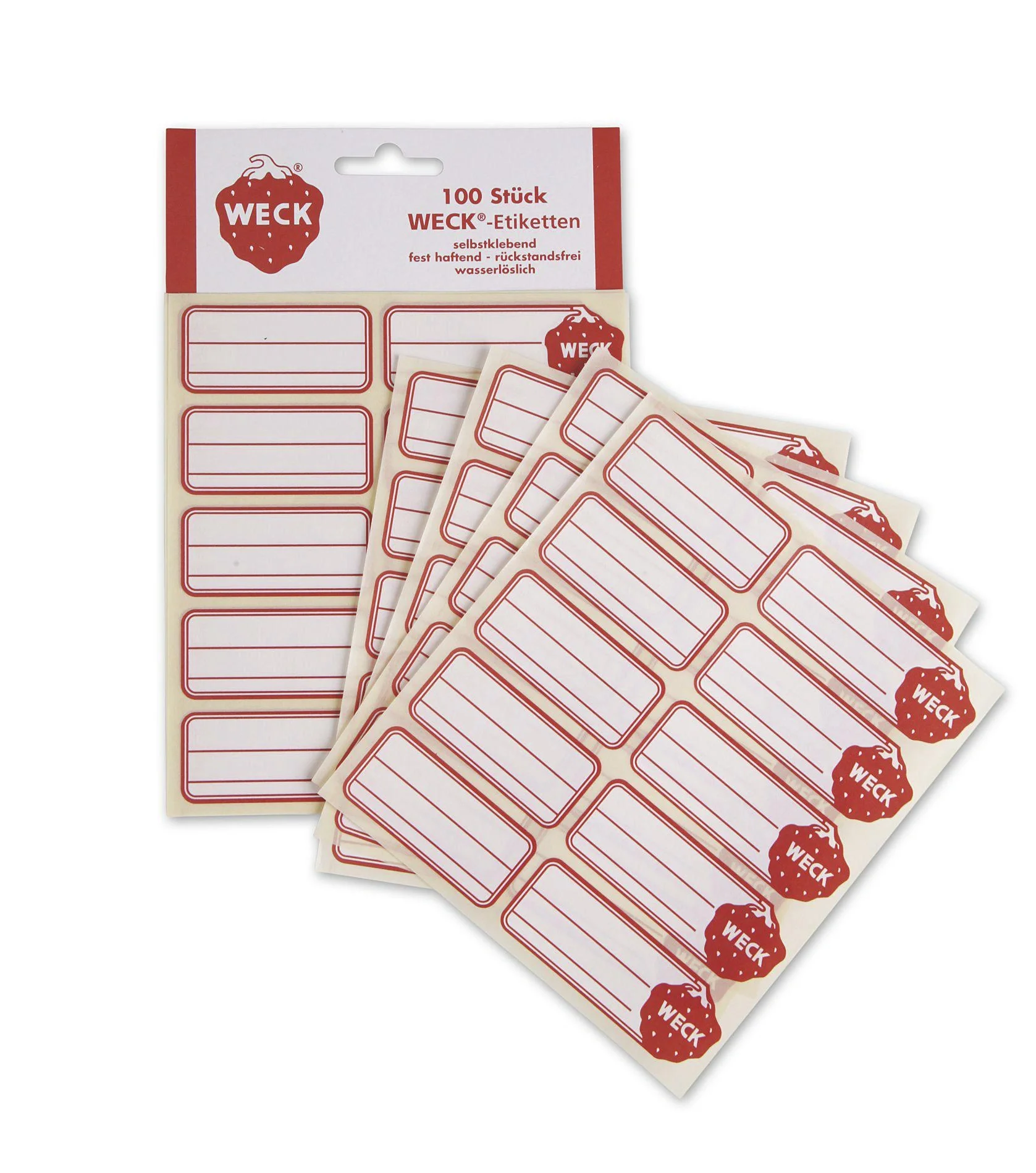 Wasserlösliche Etiketten, 100 Stück - 1