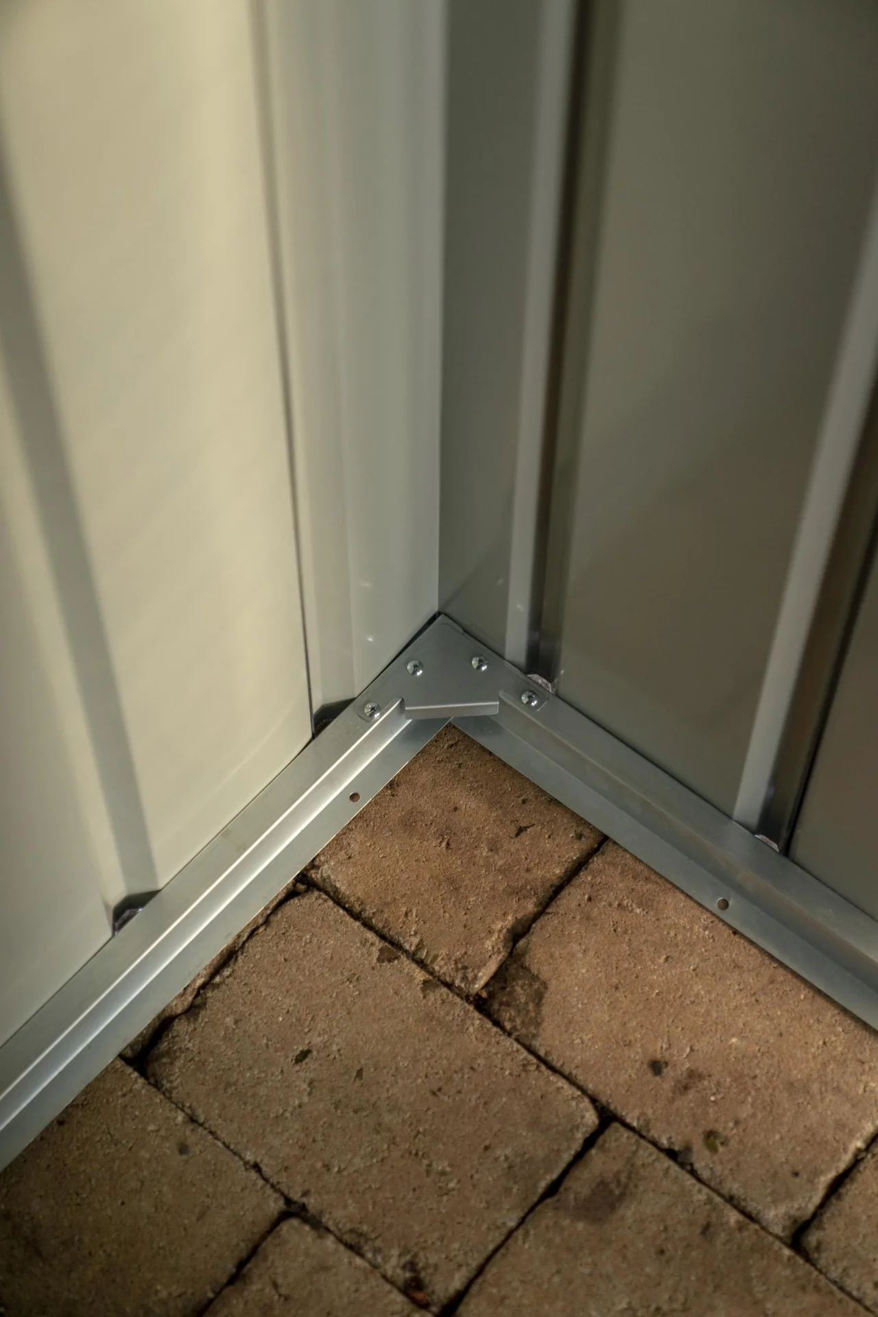 Gerätehaus Wand-Zierde Lean To 58, silber metallic - 9