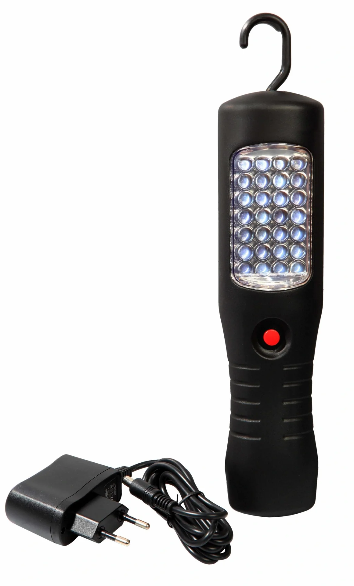 Akku-LED-Leuchte 2,5W, mit 28 LED, Magnet und Haken, mit Ladegerät - 1