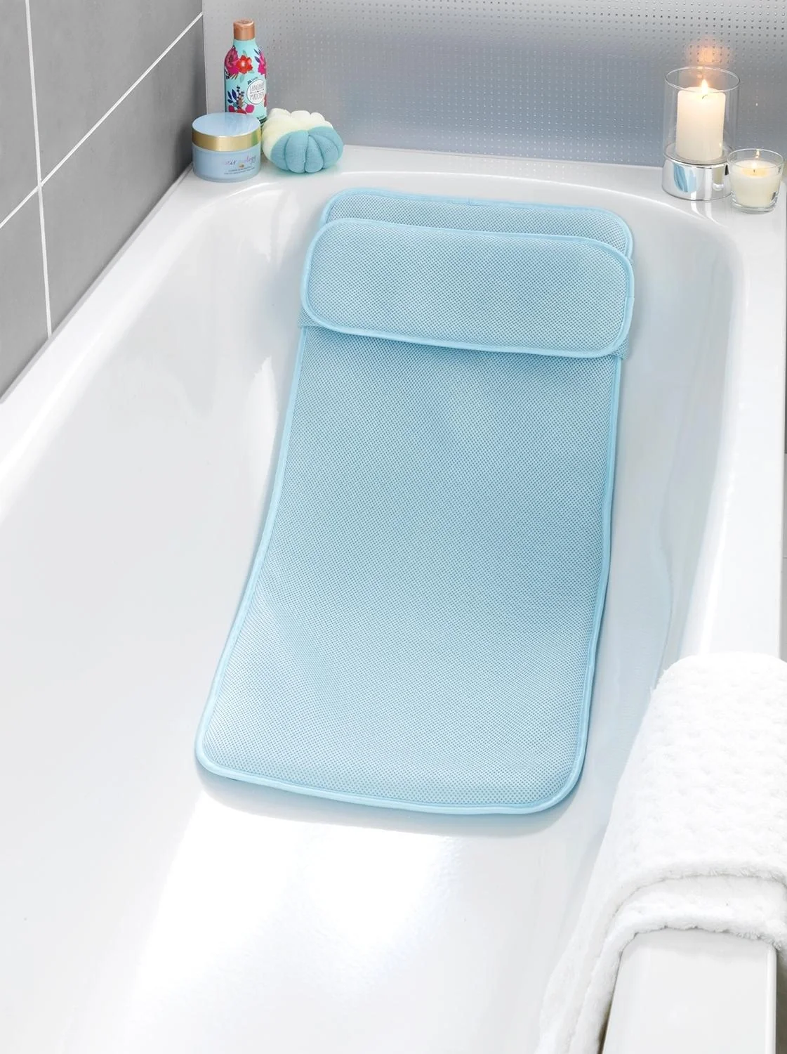 Badewannenmatte mit Kissen - 11