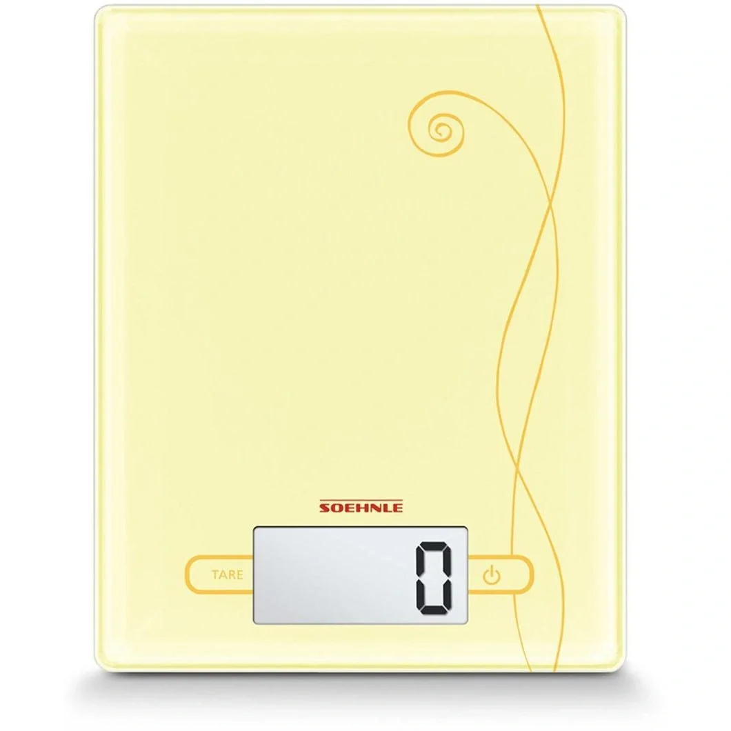 Stadt Pastellgelbe Küchenwaage - 1