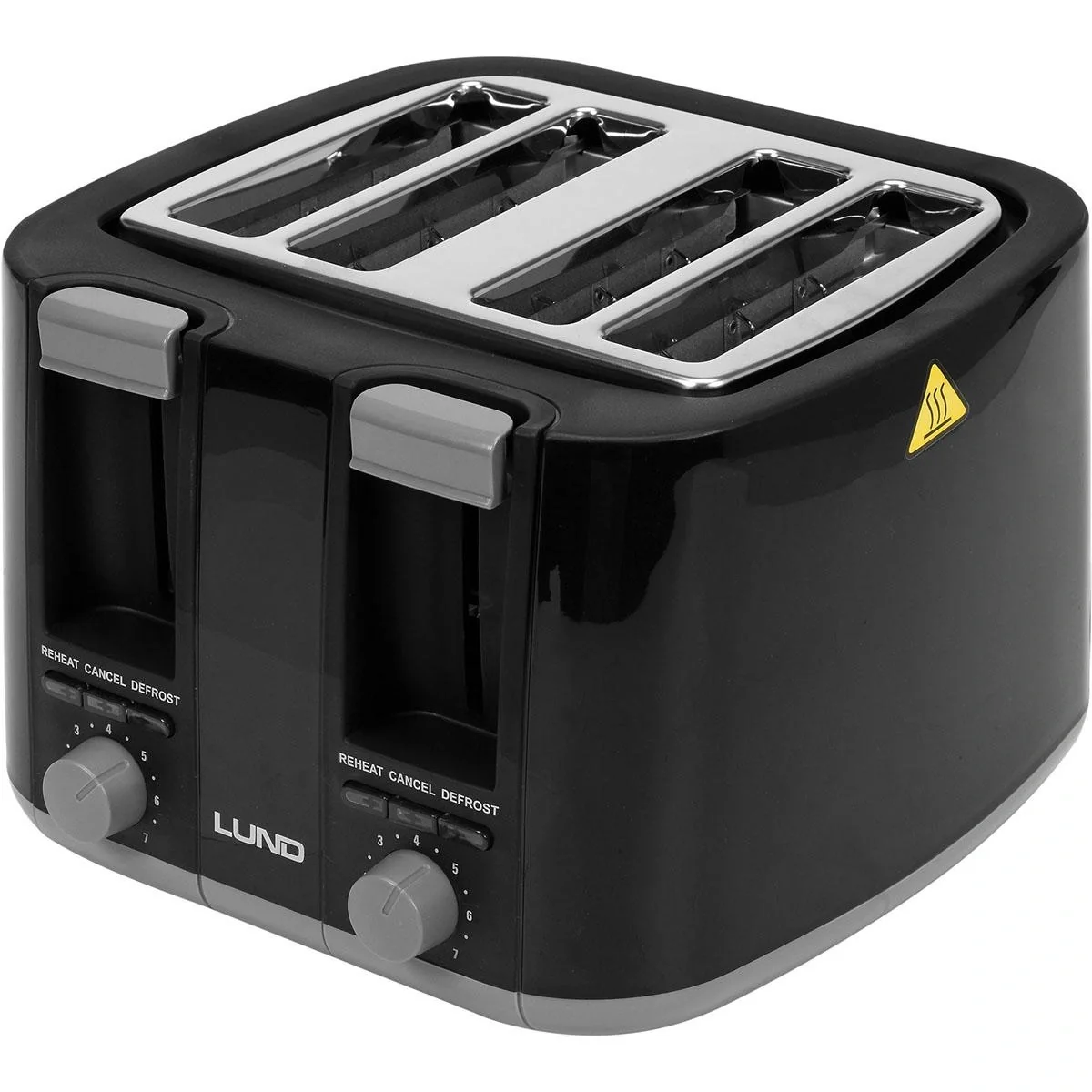 Toaster - 1500W - 4 Scheiben auf einmal - 7 Heizstufen - 7