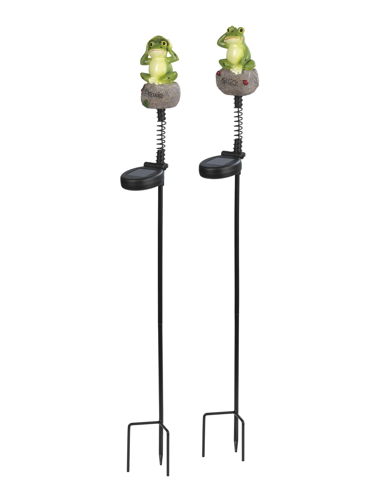 Solar Leuchte Frosch - 2 Stück - 4