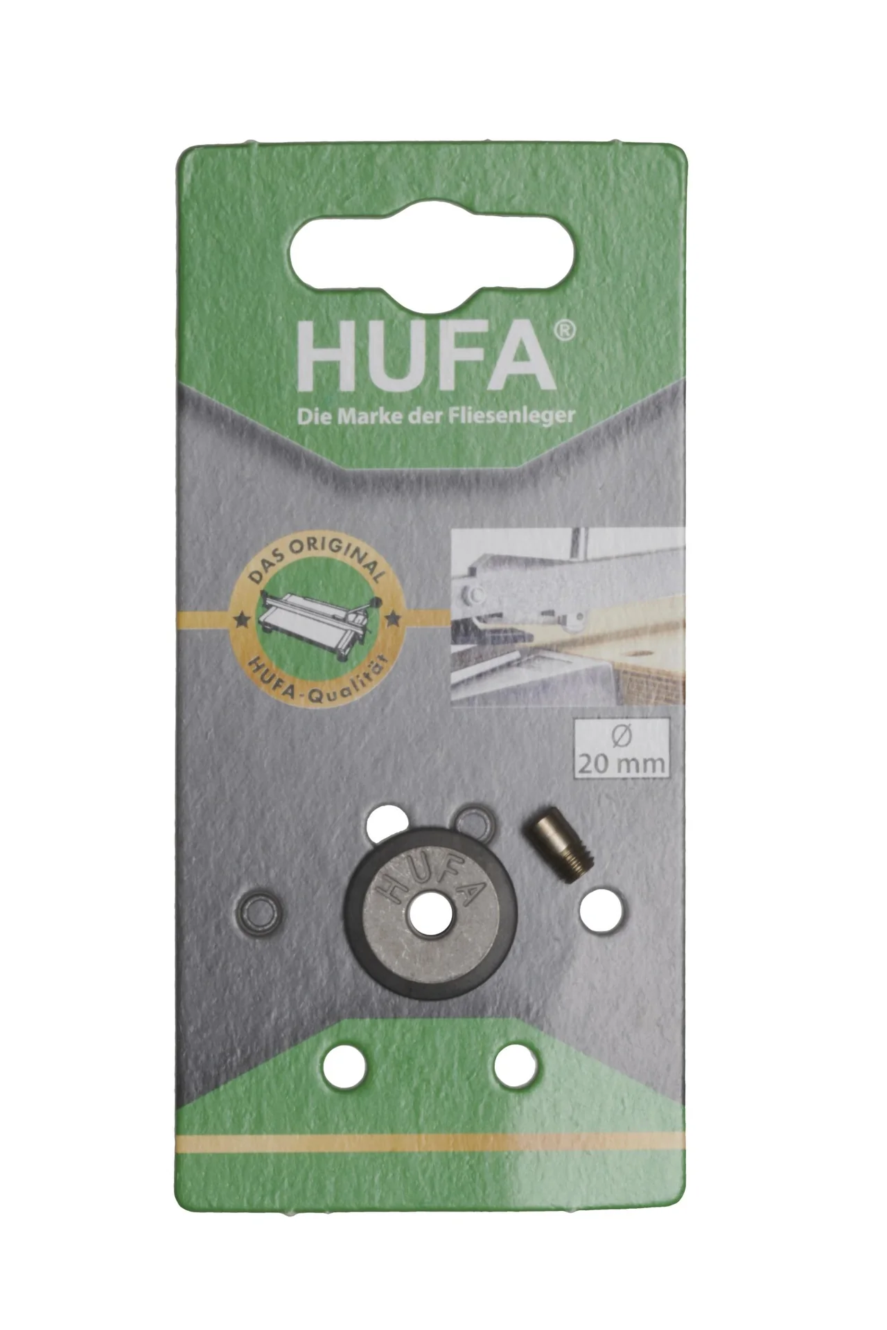 Ersatzrad für Schneidhexe mit Achse, 20 x 3 mm - 1